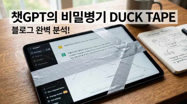 챗GPT DUCK TAPE 프롬프트 활용법 썸네일